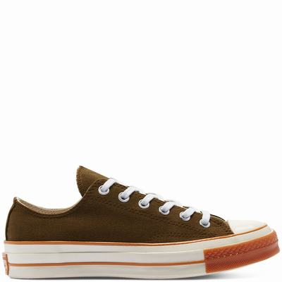 Férfi Converse Pop Toe Chuck 70 Tornacipő CO4508967 Olivazöld/Bézs